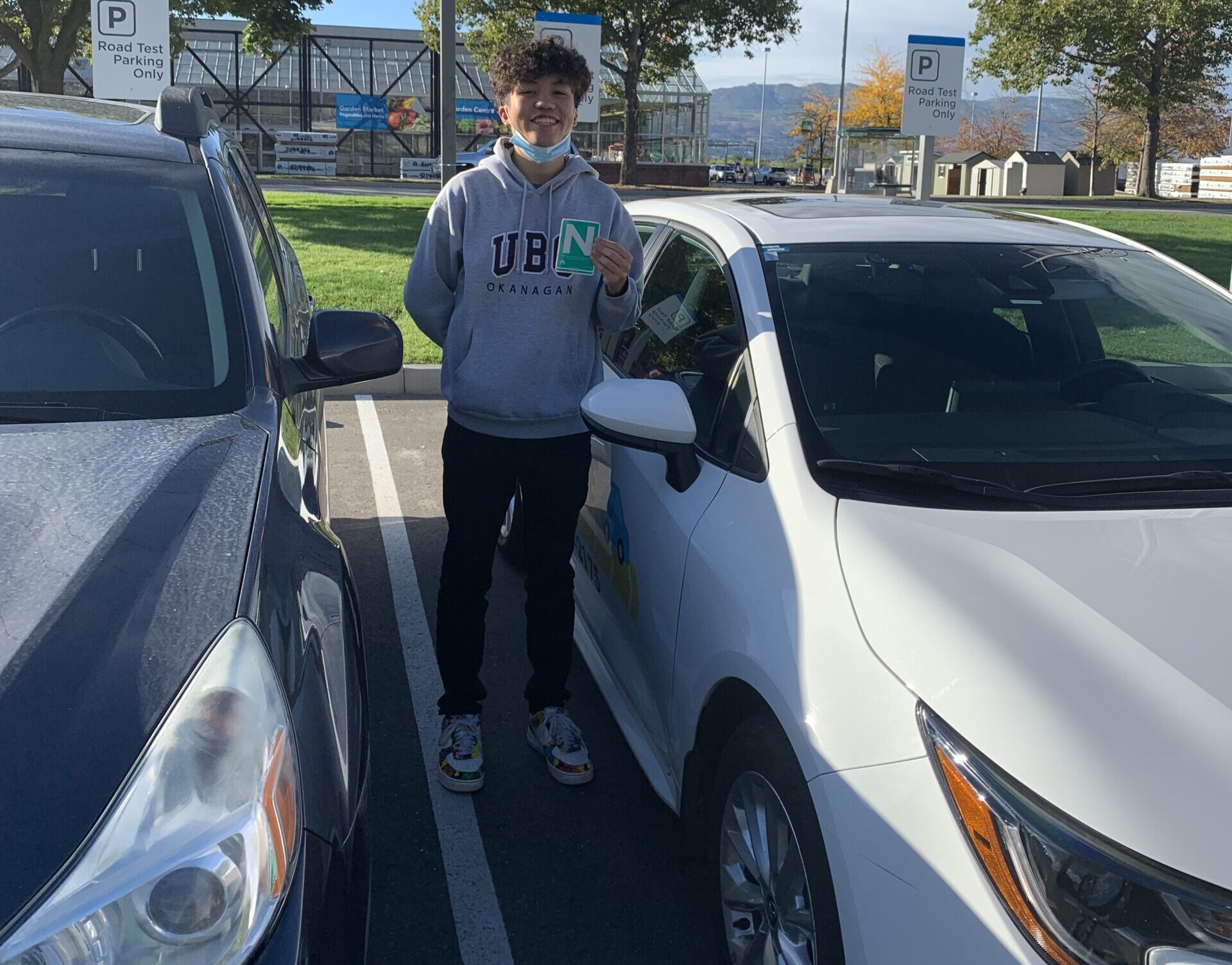 Alex passed his road test